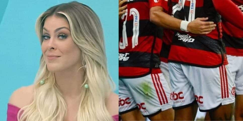 Flamengo e Renata Fan - Foto Reprodução Internet