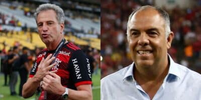 Landim e Braz no Flamengo - Foto Reprodução Internet