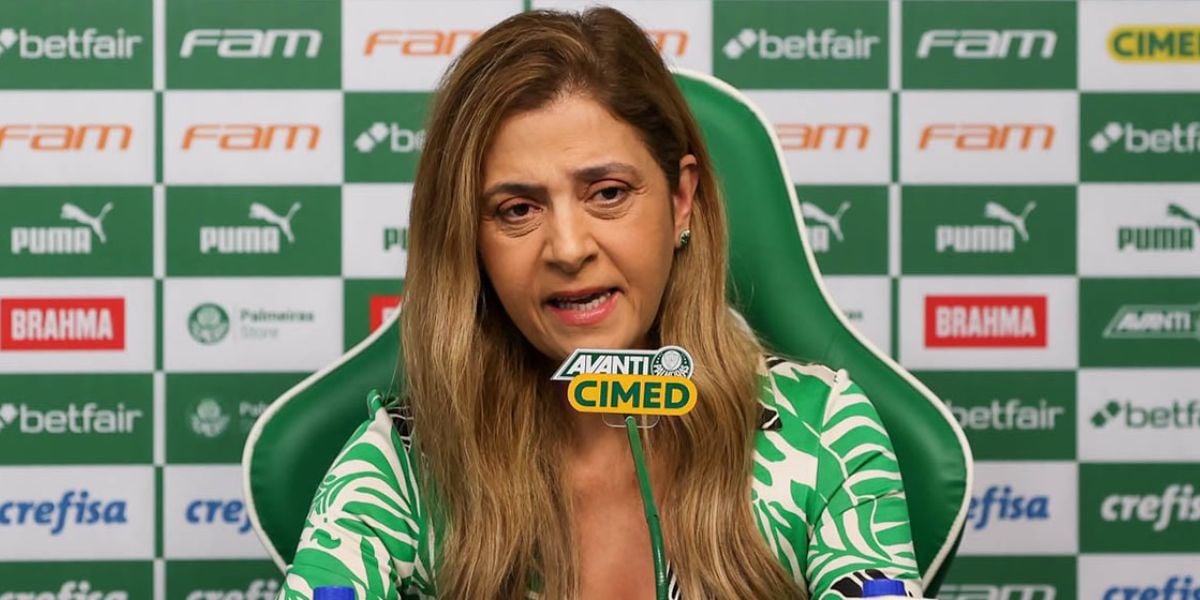 Leila Pereira, presidente do clube de futebol (Foto: Cesar Greco/Palmeiras)