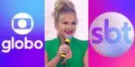 Logo da Globo / Eliana / Logo do SBT - Montagem: TVFOCO