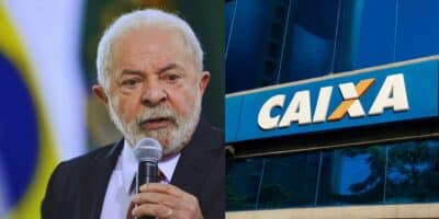 Lula e Caixa - Foto Reprodução Internet