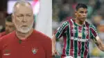 Mano Menezes (Foto: Marcelo Gonçalves/Fluminense F.C.) e Thiago Silva (Foto: Lucas Merçon / Fluminense F.C.)