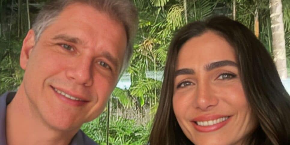 Márcio Garcia e esposa - Foto Reprodução Internet