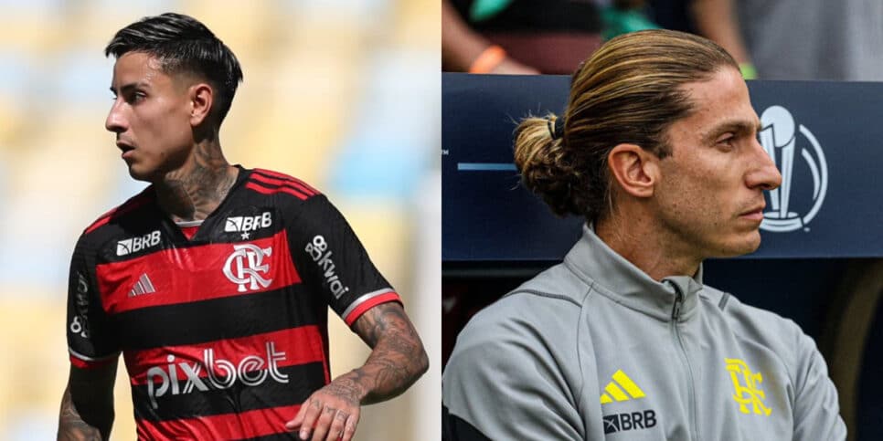 Filipe Luís pode ganhar reforço no Flamengo para vaga de Pulgar (Foto: Buda Mendes/Getty Images/ Divulgação Maracanã)