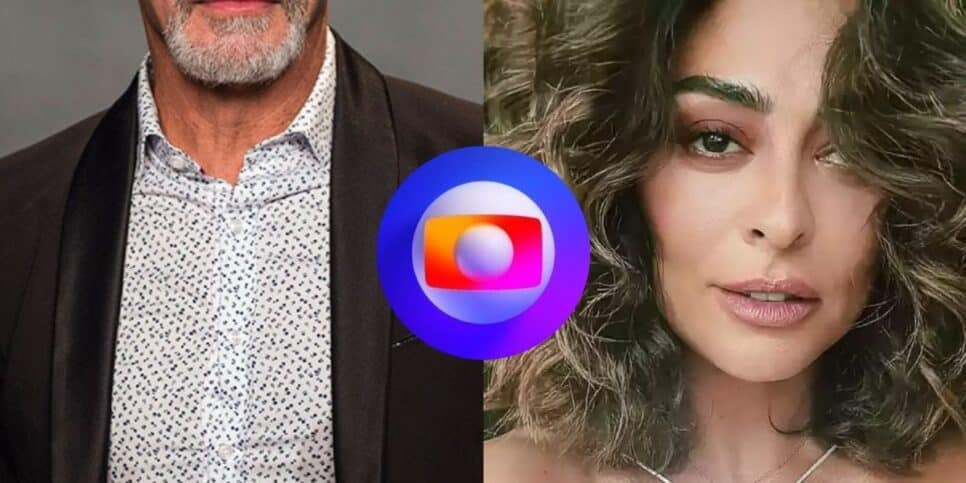 Raul Gazolla / Logo da Globo/ Juliana Paes - Montagem: TVFOCO