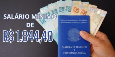 Salário mínimo de R$1.844,40 é confirmado para milhares (Foto: Internet)