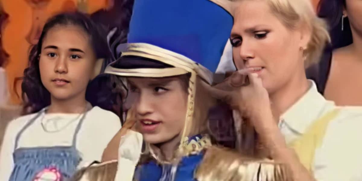 Stephanie com Xuxa na Globo