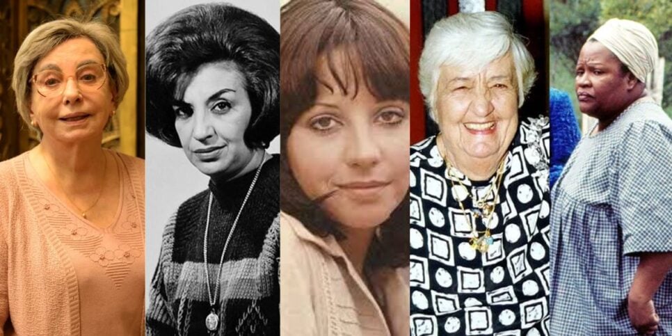 Beatriz Segall, Lourdes Mayer, Maria Isabel de Lizandra, Zilka Salaberry e Zeni Pereira (Reprodução/Internet)