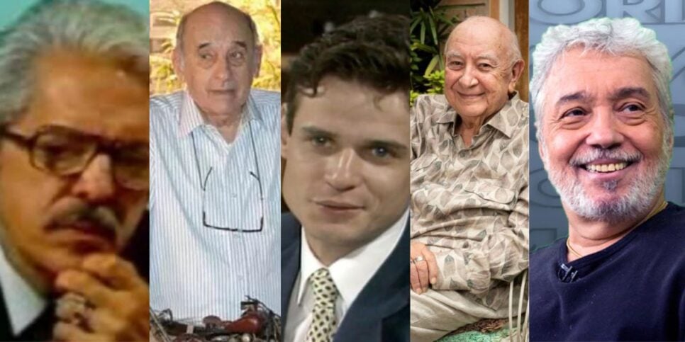 Paulo Porto, Sebastião Vasconcelos, Jairo Lourenço, Sérgio Mamberti e Pedro Paulo Rangel (Reprodução/Internet)