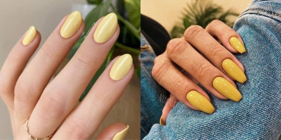 Unhas amarelas (Reprodução/Pinterest)