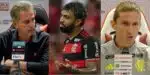 Landim e Filipe Luís cravam saída de Gabigol no Flamengo (Reprodução/Playmarker Brasil/Somos Fanáticos/Game Arena)