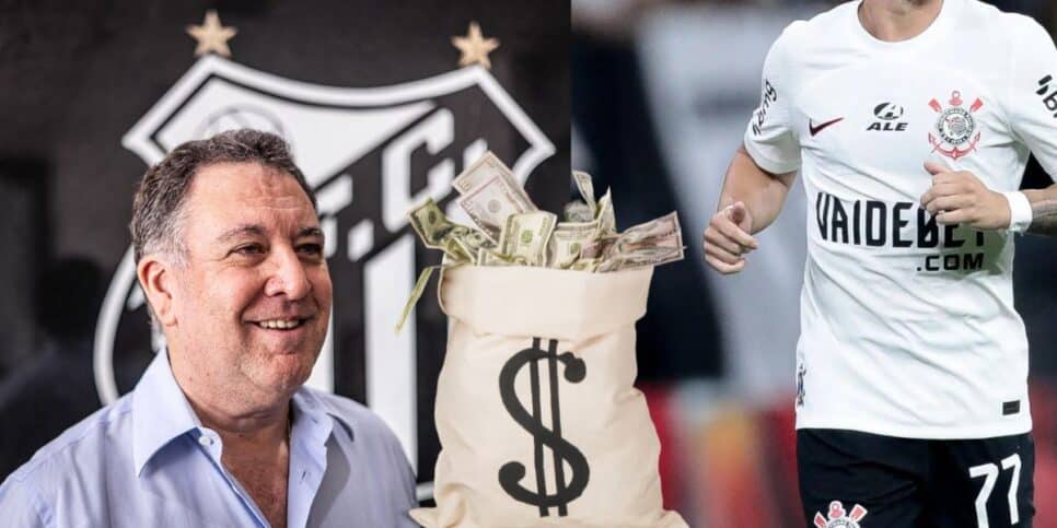 Teixeira e reforço no Santos - Foto Reprodução Internet