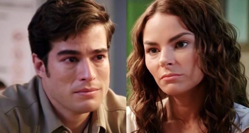 Problemão a vista entre Álvaro e Ângela na novela mexicana (Fotos: Reprodução/ SBT/ Montagem)