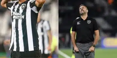 Artur Jorge tem que lidar com 3 viradas no Botafogo (Reprodução: Alexandre Durão)