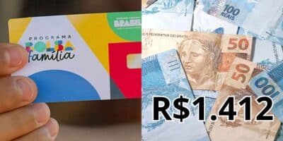 Lei do Bolsa Família libera R$1.412e mais um extra aos segurados (Reprodução: Montagem TV Foco)