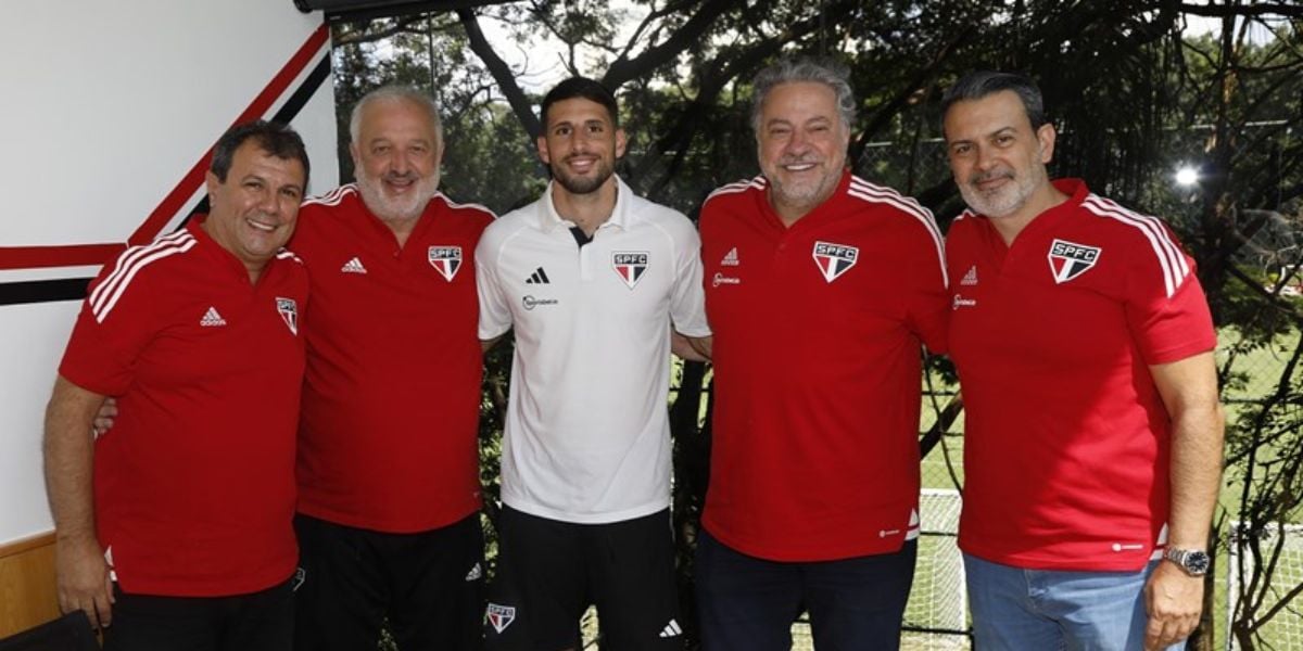 Calleri renovou com o São Paulo até 2026 (Reprodução: Rubens Chiri)