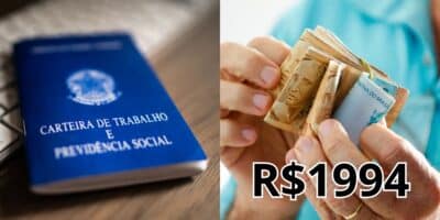 Salário mínimo de R$1994 à lista de CLTs (Reprodução: Montagem TV Foco)