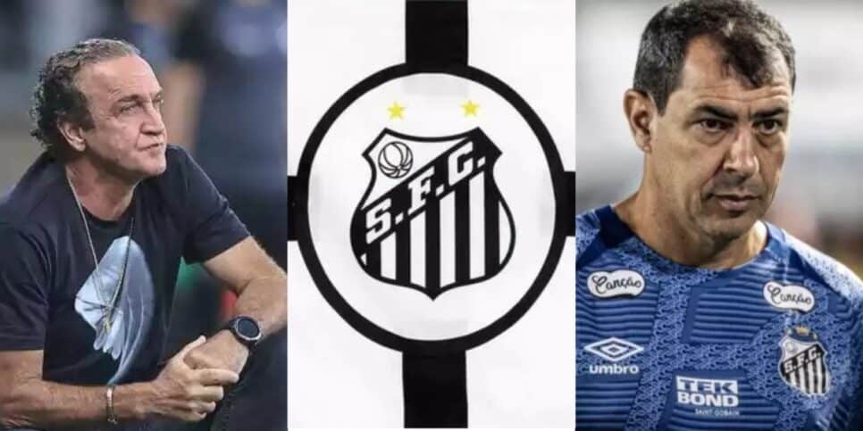 Cuca bate o martelo e emite anúncio sobre substituir Carille no Santos - (Foto: Montagem / TV FOCO)