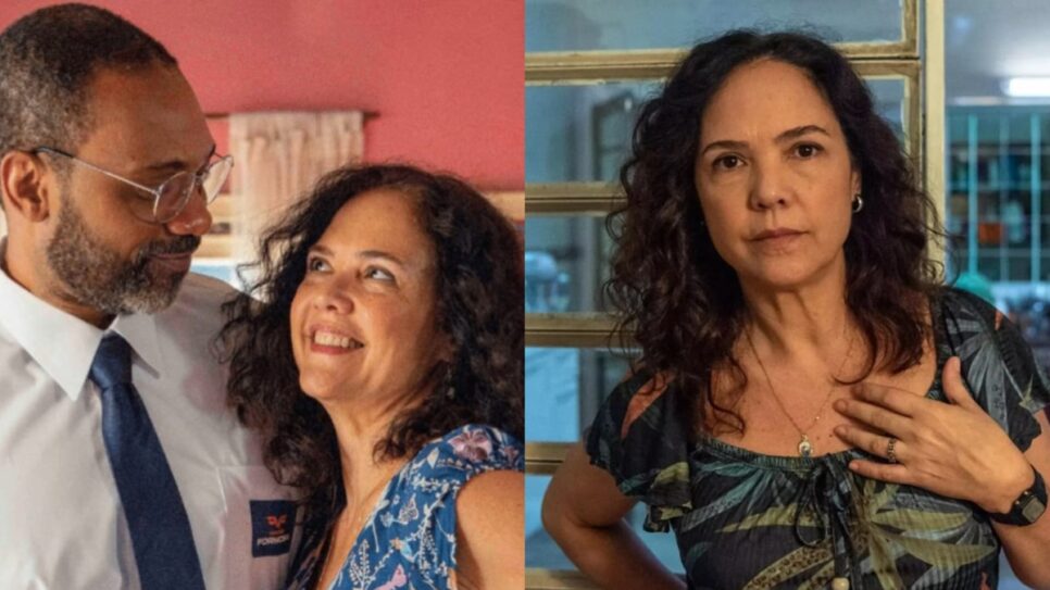 Após morte de Lindomar, Doralice descobre doença cardíaca na novela (Fotos: Reprodução/ TV Globo/ Montagem TV Foco)