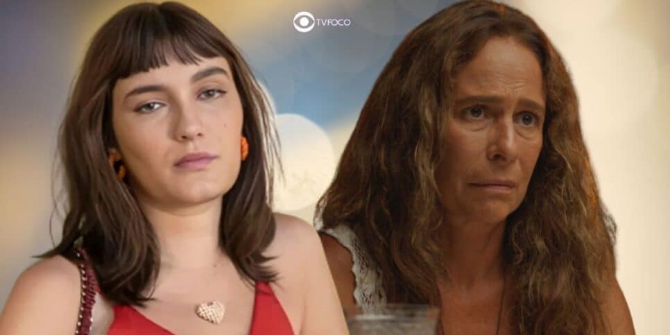 Dracena e Zefa em No Rancho Fundo (Foto: Reprodução / Globo / Montagem TV Foco)