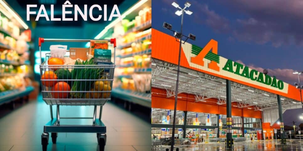 Supermercado tão popular quanto Atacadão tem 24 lojas lacradas - (Foto: Montagem / TV FOCO)