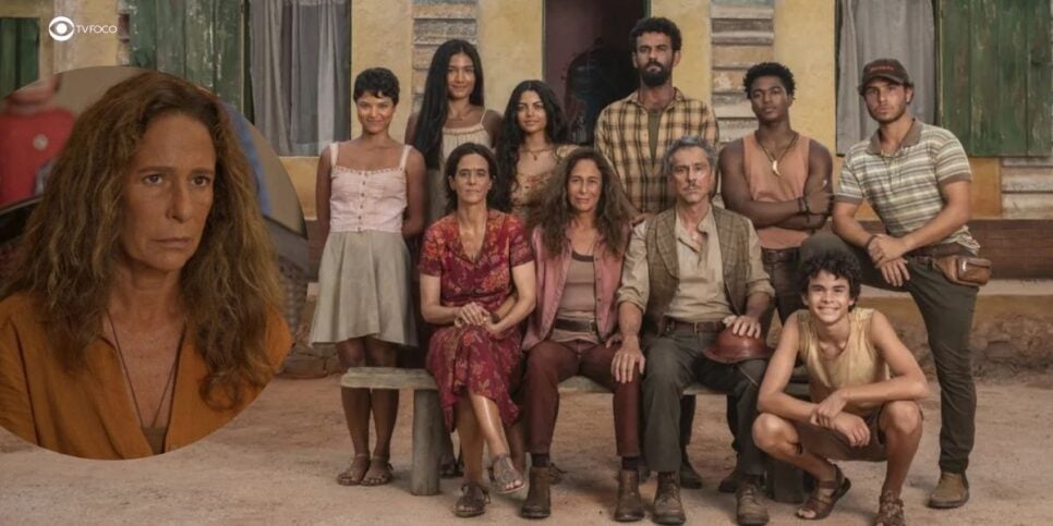 Família de Zefa Leonel em No Rancho Fundo (Foto: Reprodução / Globo / Montagem TV Foco)