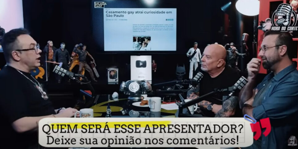 O famoso jornalista falou sobre caso envolvendo apresentador casado (Foto: Reprodução/Youtube)