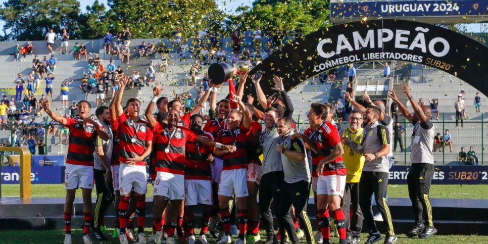 Flamengo Sub-20 campeão da Libertadores 2024 - (Foto: Internet)