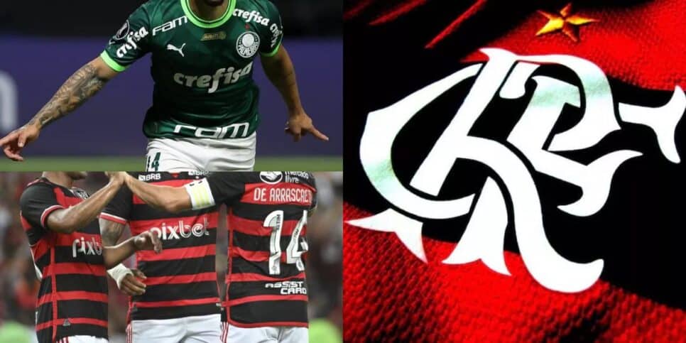 Flamengo lida com 3 viradas em outubro (Reprodução: Montagem TV Foco)