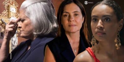 Freira, Mércia e Viola em Mania de Você (Foto: Reprodução / Globo / Montagem TV Foco)