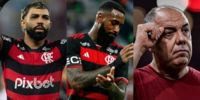 Flamengo: Volta de Gabigol, adeus de Gerson e anúncio de Braz (Foto: reprodução/Montagem TV Foco)