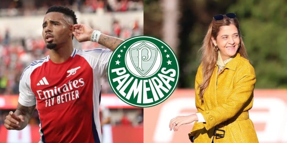 Retorno de Gabriel Jesus exigido à Leila Pereira no Palmeiras (Reprodução: gabriel jesus leila Allison Dinner/EFE / Cesar Greco)