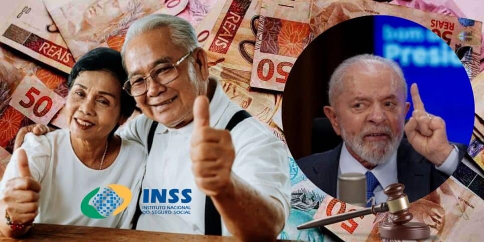 Aposentados do INSS e Lula (Foto: Reprodução / Gov / Canva / Montagem TV Foco)