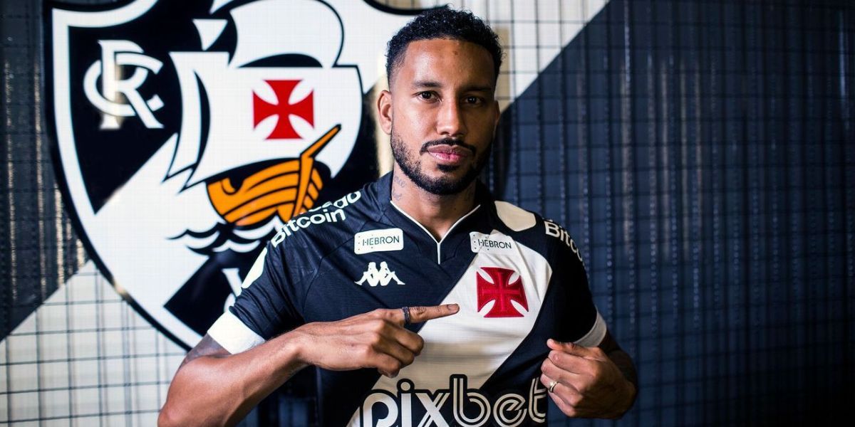 Jair chegou ao Vasco em 2023 (Reprodução: Daniel Ramalho)