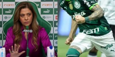 Leila define futuro de craque de R$60 milhões no Palmeiras (Reprodução: Cesar Greco)