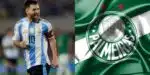 onvocação de Messi acaba de ser anunciada e chega voando no Palmeiras - (Montagem / TV FOCO)