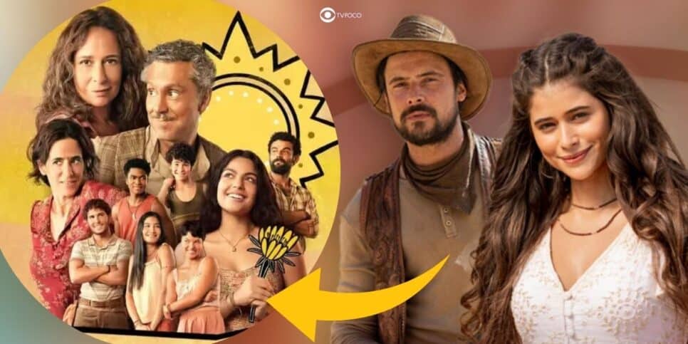 Protagonistas de No Rancho Fundo e Mar do Sertão (Foto: Reprodução / Globo / Montagem TV Foco)