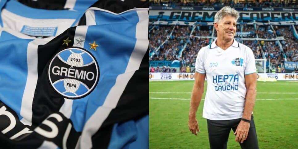 Reforço de R$600M ao Grêmio e alegria de Renato Gaúcho (Reprodução: Lucas Uebel)