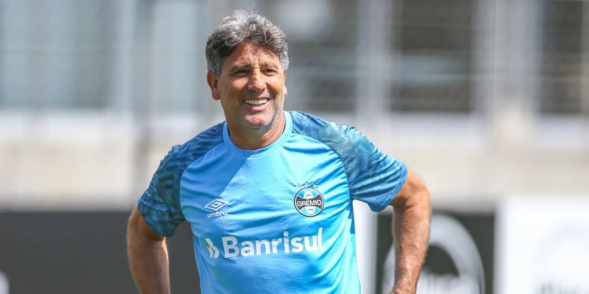 Renato Gaúcho ainda busca livrar de vez o grêmio do rebaixamento (Reprodução: Lucas Uebel)