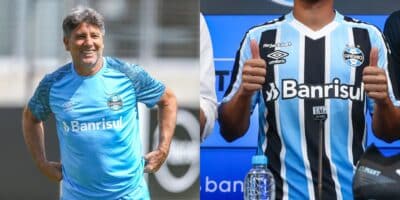 Renato com reforço de R$6M confirmado no Grêmio (Reprodução: Lucas Uebel)