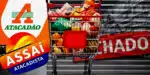 3 supermercados brasileiros, rivais do Assaí e Atacadão, se despediram após fechar lojas e passar por situações desafiadoras  (Foto Reprodução/Montagem/Lennita/Tv Foco/Canva/Assaí/Atacadão)