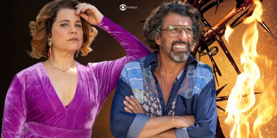 Violeta e Osmar em Volta por Cima (Foto: Reprodução / Globo / Montagem TV Foco)