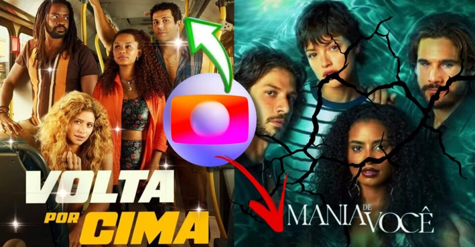 Volta Por Cima garante derrubada na Globo e supera até Mania de Você (Fotos: Reprodução/ Divulgação, TV Globo/ Montagem TV Foco)