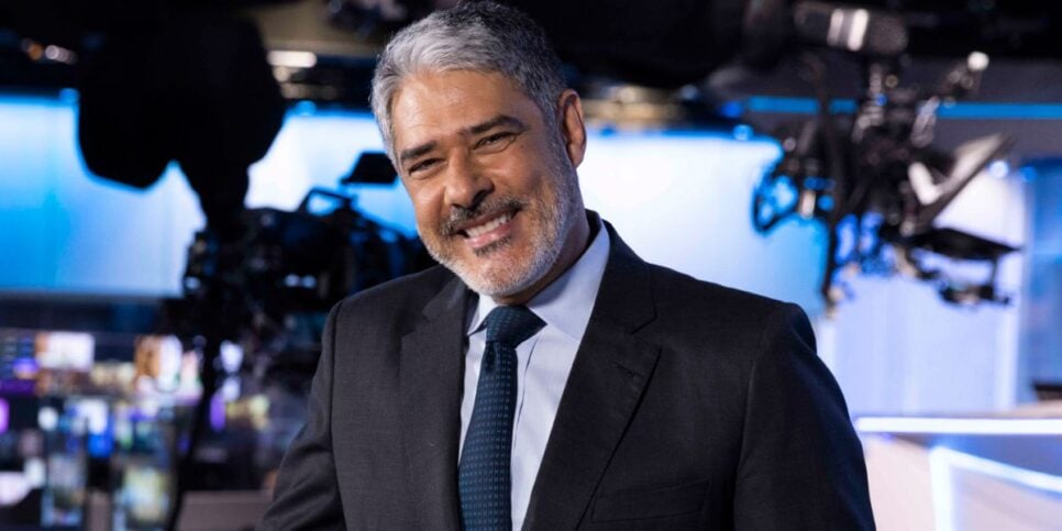 William Bonner, do Jornal Nacional, é o principal nome do jornalismo televisivo atualmente (Foto: TV Globo)