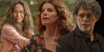 Zefa, Deodora e Ariosto em No Rancho Fundo (Foto: Reprodução / Globo / Montagem TV Foco)