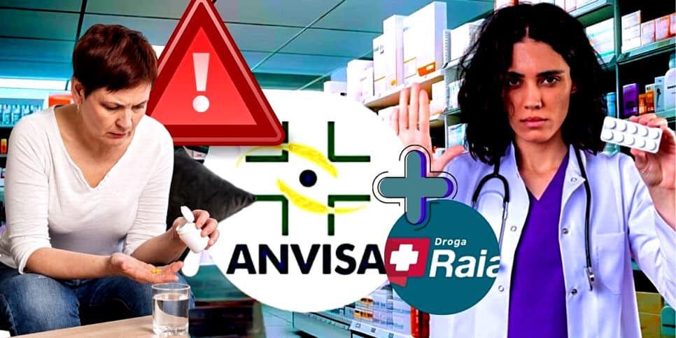 ANVISA proíbe serviço vital em farmácias como Droga Raia e + e afeta especialmente os idosos (Foto Reprodução/Montagem/Lennita/Tv Foco/Canva/ANVISA/Pinterest/)