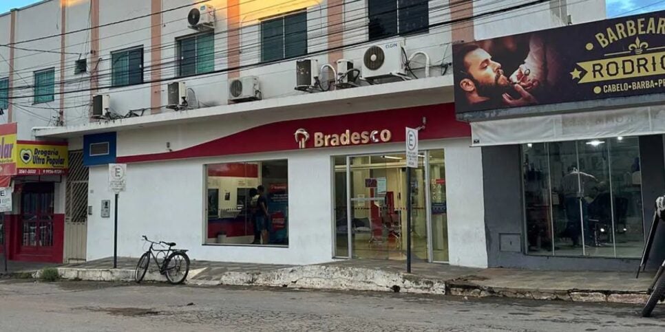 Agência do Bradesco (Foto: JP Agora)