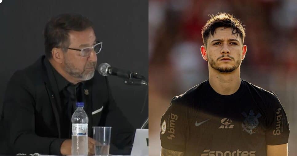 Augusto Melo e Rodrigo Garro (Fotos: Reproduções / Globo / Instagram / Corinthians)