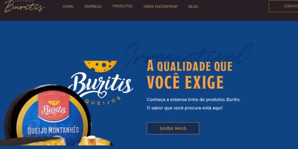 Indústria e Comércio de Laticínios Vale dos Buritis é uma das tradicionais (Foto Reprodução/site oficial)