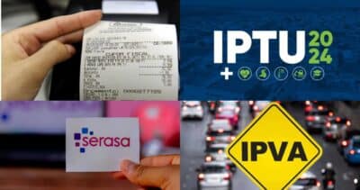 CPF na nota / IPTU / Serasa / IPVA - Montagem: TVFOCO